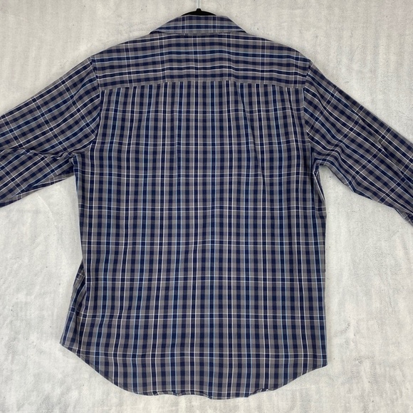 Original Penguin Classic Fit Button Up Check Shirt Sz Medium Long Sleeve - Picture 3 of 7